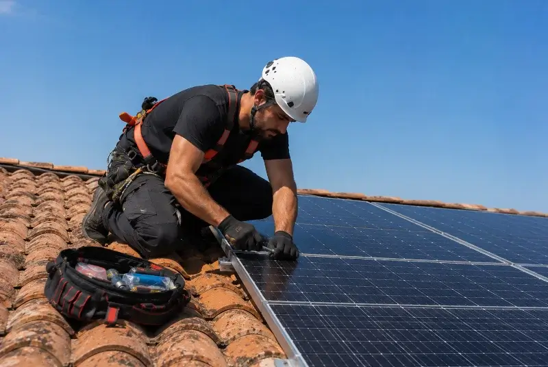 Maintenance et monitoring de panneaux solaires à Bégrolles-en-Mauges