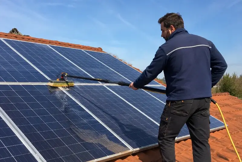 Nettoyage et entretien de panneaux solaires à Bégrolles-en-Mauges